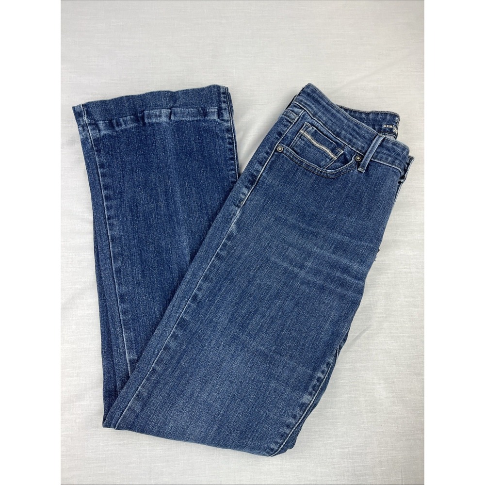 Levis Jeans Womens 8M/29 Blue Demi Curve Classic Boot Cut Mid Rise Stretch - Picture 2 of 11